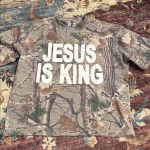 Camo Kids Shirt with Bold Print